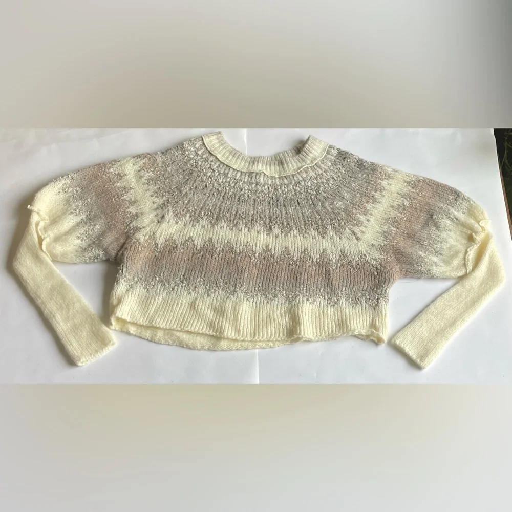 Free People Home For The Holidays Balloon-Sleeve Sweater - Picture 4 of 8